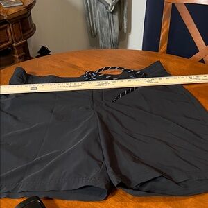 Lands' End Black Swim Shorts
